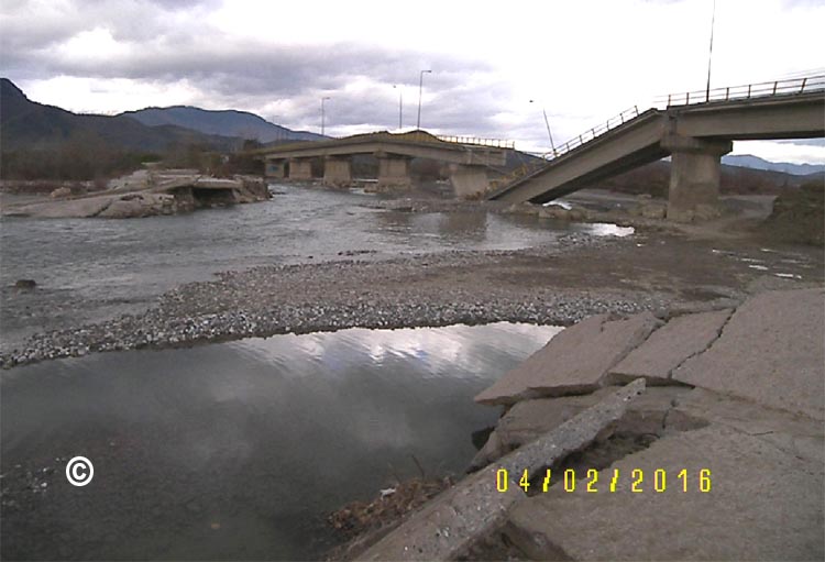 Γέφυρα Διάβας. Αποτελέσματα επαναφοράς της κατάστασης ισορροπίας της κοίτης μετά από αναπάντεχη πλημμυρική δράση